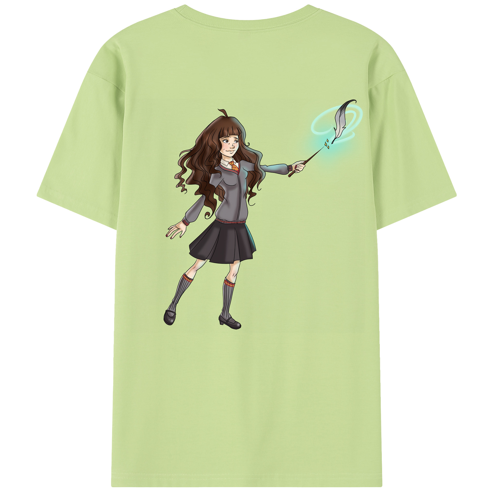 （画像用） Harry Potter ハリー・ポッターシリーズ 綿100％半袖Tシャツ（背面プリント）